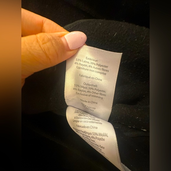 Soia & Kyo wool coat w/ cascade collar - Picture 4 of 11